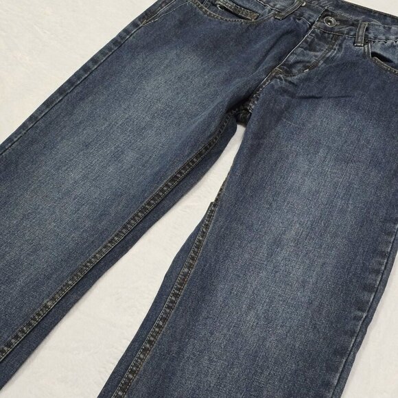 Rip Curl ✦ Medium Wash Denim Jeans ✦ Cotton Casual Button Fly Relaxed Fit Sz 31 - Picture 8 of 10